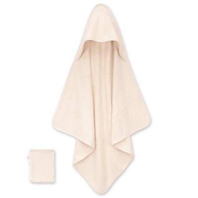 Cape de bain bébé 75x75 cm terry ptilu