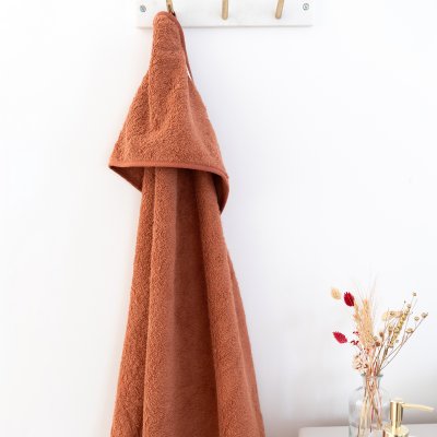 Cape de bain bébé 75x75 cm terry brick