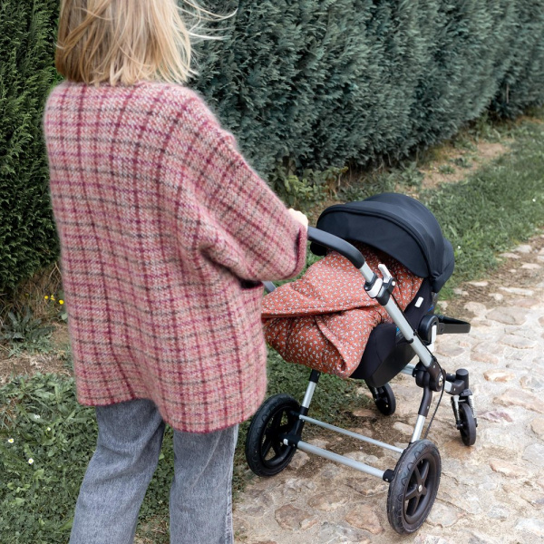 Nid d'ange biside pady jersey carmin Bemini