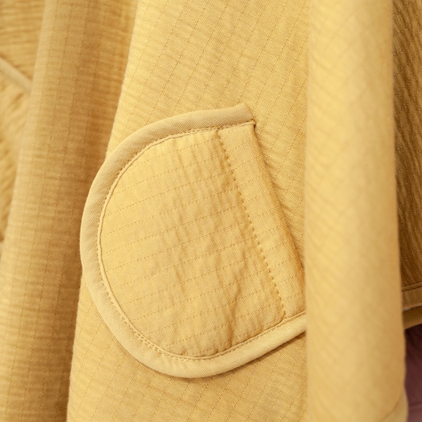 Poncho chaud teddy ocre Bemini