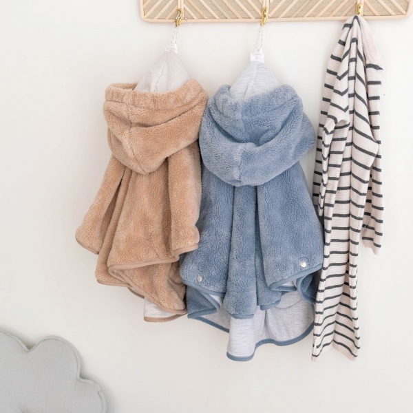 Poncho chaud softy cadum gris anthracite Bemini