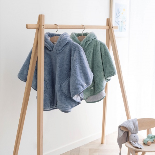 Poncho chaud softy cadum gris anthracite Bemini