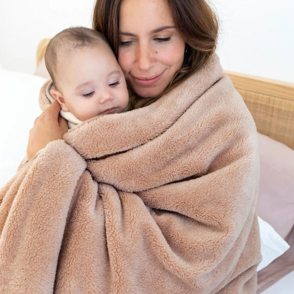 Couverture bébé 100 x 140 cm softy jersey natural Bemini