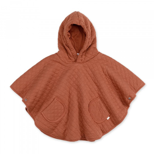 Poncho chaud de voyage pady quilted jersey vert Bemini