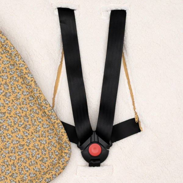 Nid d'ange biside pady jersey teddy ocre Bemini