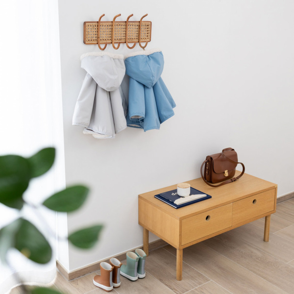 Poncho chaud de voyage imperméable hibiscus Bemini