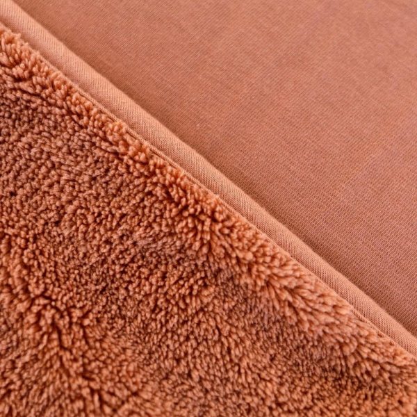 Poncho chaud softy noisette Bemini