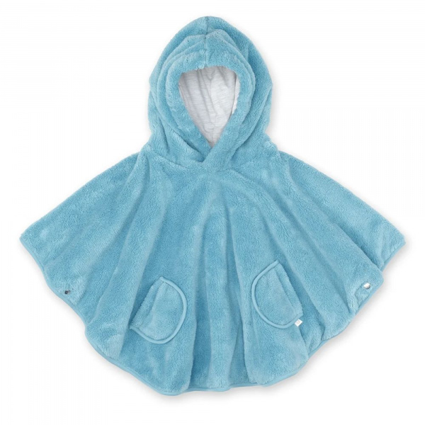 Poncho chaud softy turquoise Bemini