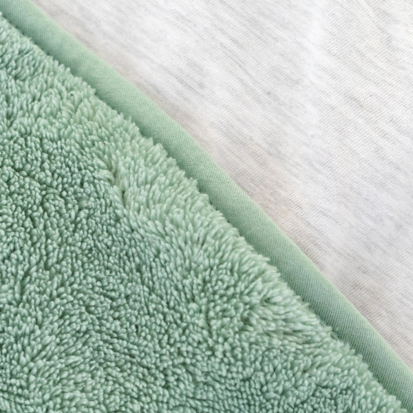 Poncho chaud softy sauge Bemini