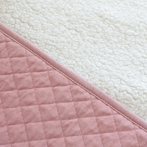 Poncho chaud de voyage pady quilted vintage Bemini