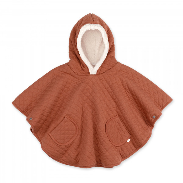 Poncho chaud de voyage pady quilted brick Bemini