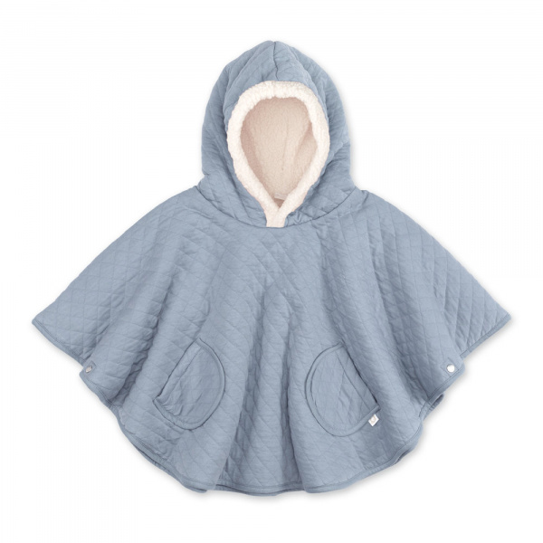 Poncho chaud de voyage pady quilted stone Bemini