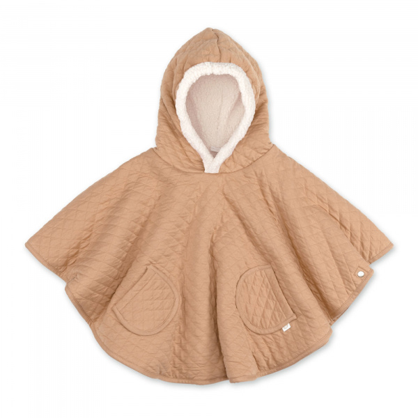 Poncho chaud de voyage pady quilted beige Bemini