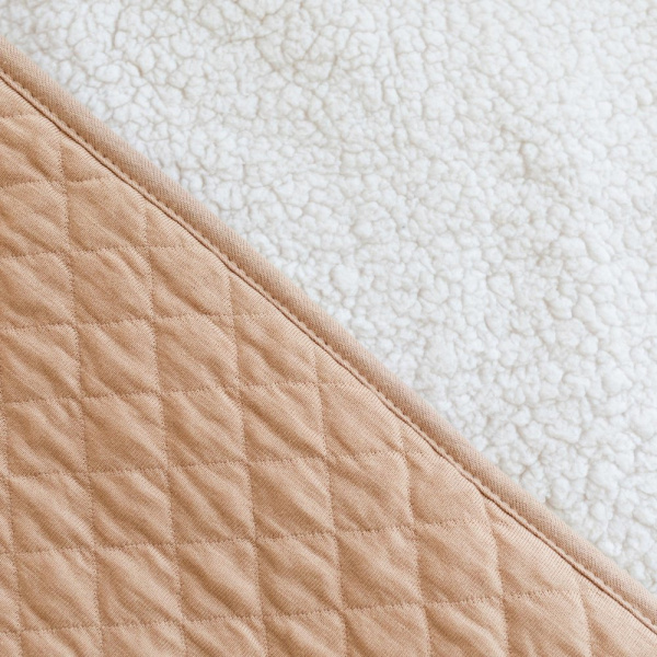 Poncho chaud de voyage pady quilted beige Bemini