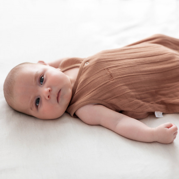 Gigoteuse bébé été 1-4 mois swaddle moka Bemini