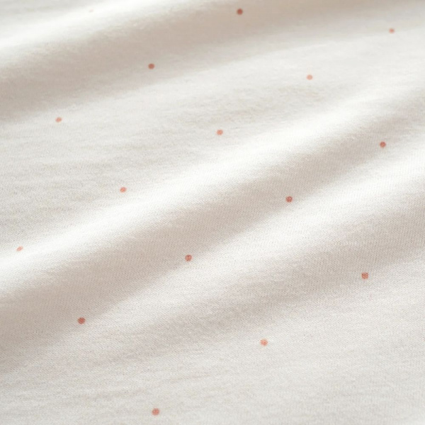 Gigoteuse bébé hiver 1-4 mois pady jersey small dot print ecru Bemini