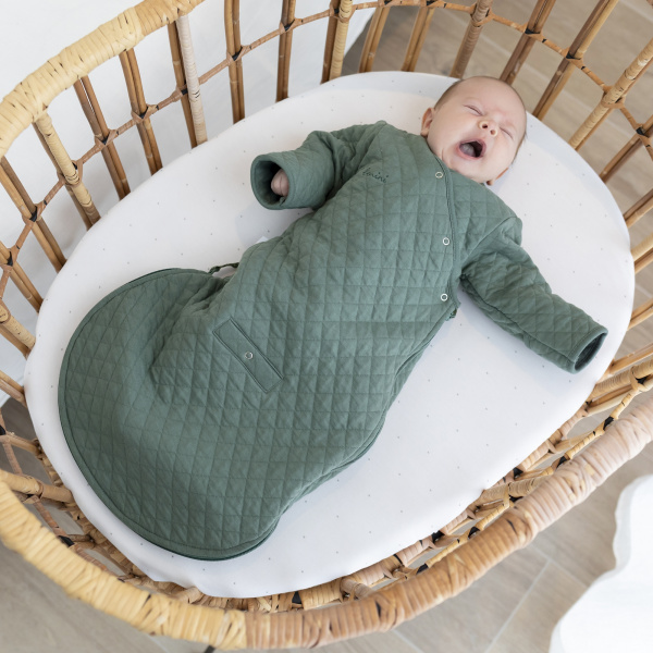 Gigoteuse bébé mi-saison 1-4 m pady quilted jersey vert Bemini