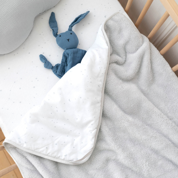 Couverture bébé 75x100 cm softy plum Bemini