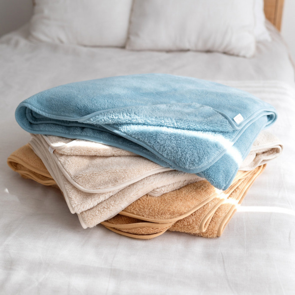 Couverture pour bébé 100 x 140 cm softy turquoise Bemini