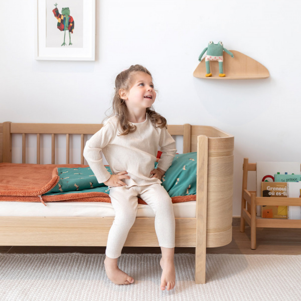 Sac de couchage enfant 70x140 cm noisette Bemini