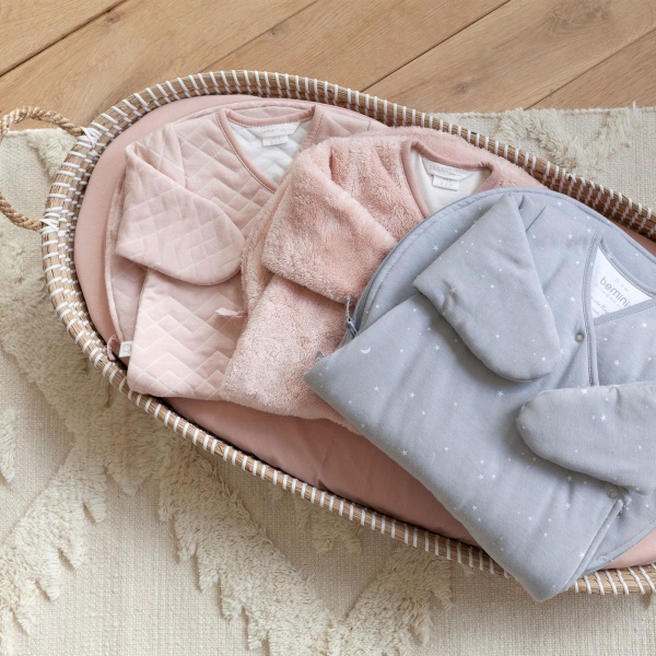 Gigoteuse bébé hiver 1-4 mois softy rose Bemini