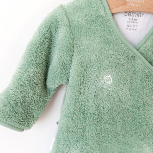 Gigoteuse bébé hiver 1-4 mois softy sauge Bemini