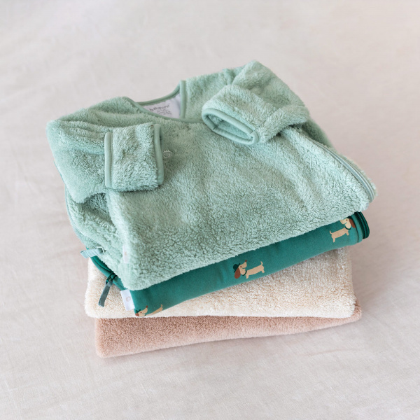 Gigoteuse bébé hiver 1-4 mois softy sauge Bemini