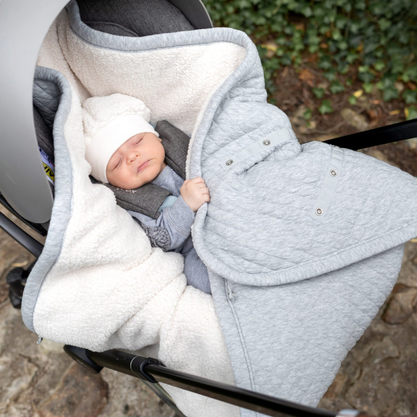 Nid d'ange biside pady quilted mix grey Bemini