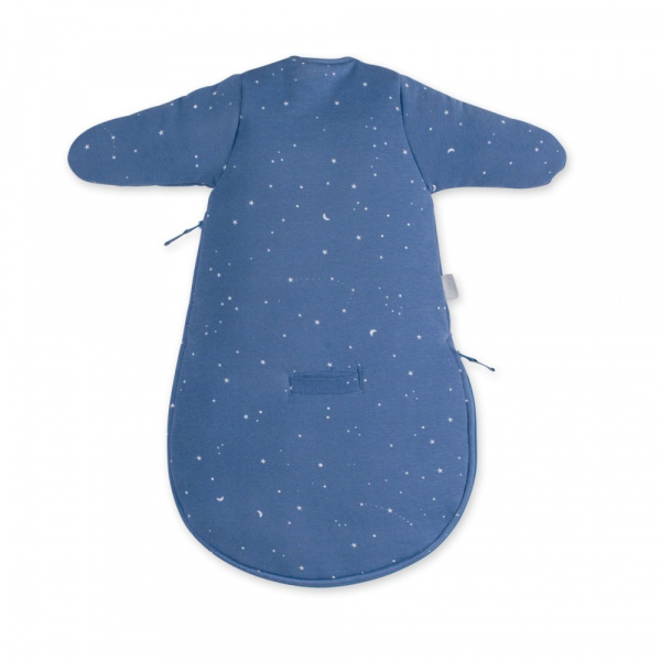 Gigoteuse hiver 1-4 mois jersey bleu foncé Bemini