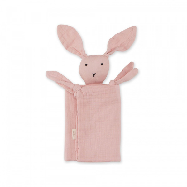 Doudou lange lapin bleu foncé Bemini