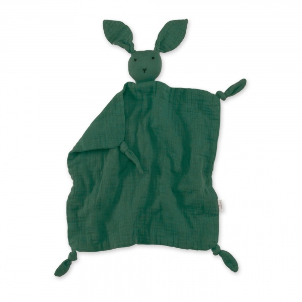 Doudou lange lapin bleu foncé Bemini