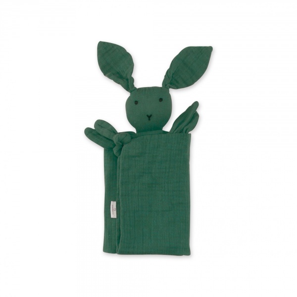 Doudou lange lapin bleu foncé Bemini