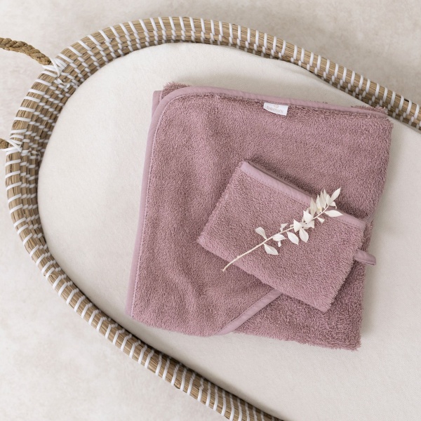 Sortie de bain enfant vert sauge Bemini