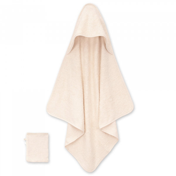 Cape de bain bébé 75x75 cm terry ptilu Bemini