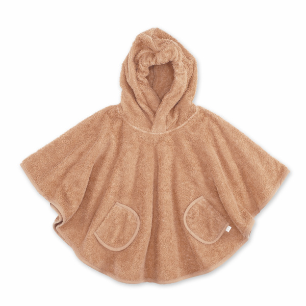 Poncho de bain terry beige Bemini