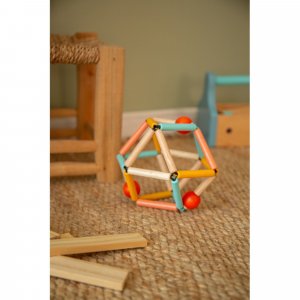 Hochet en bois fruity grabber Bass & bass