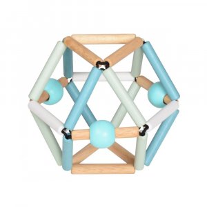 Hochet en bois blue snow grabber Bass & bass