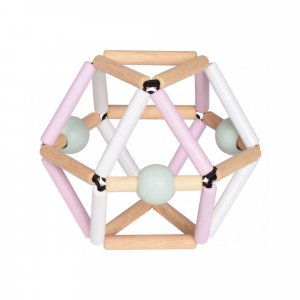 Hochet en bois nordik pink grabber Bass & bass