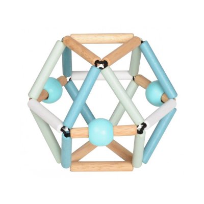 Hochet en bois blue snow grabber