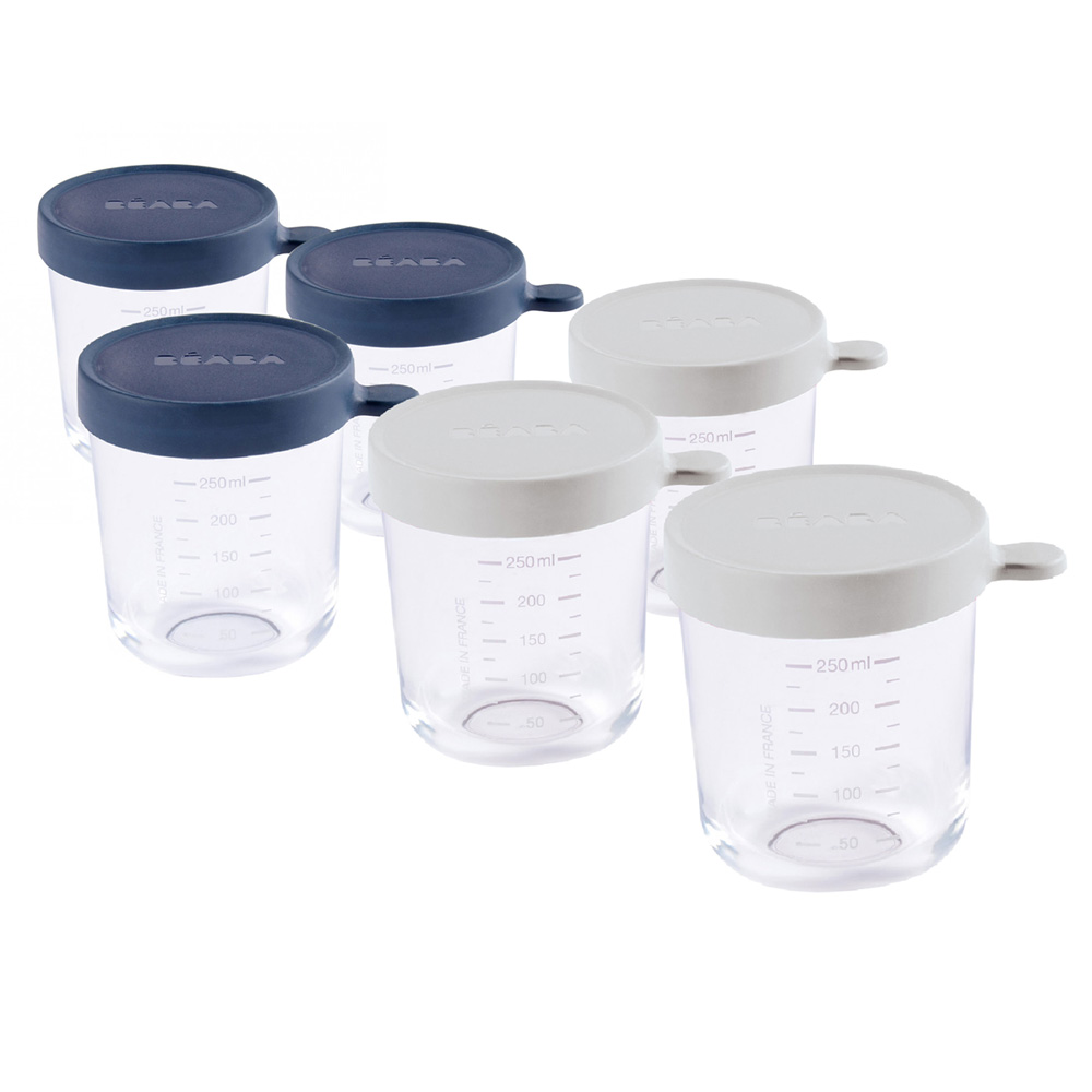 Pack 6 Portions Verre 250 Ml Dark Blue 250 Ml Light Mist De Beaba Sur Allobebe Pack 6 Portions Verre 250 Ml Dark Blue 250 Ml Light Mist De Beaba Sur Allobebe