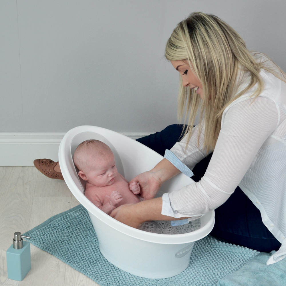 Baignoire Bebe Beaba By Shnuggle Blanc Gris De Beaba By Shnuggle Sur Allobebe