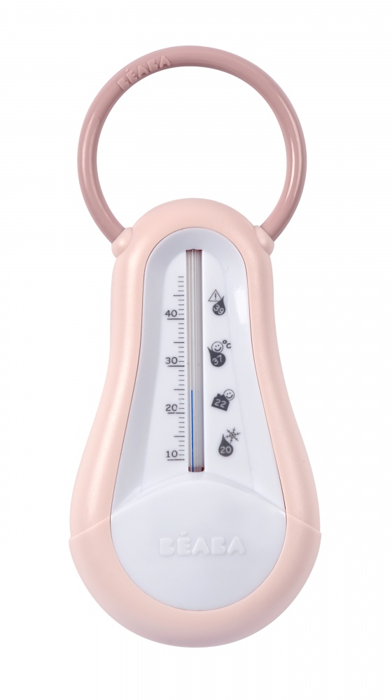 Thermomètre de bain bébé old pink de Beaba sur allobébé