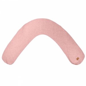 Coussin d’allaitement big flopsy lin vintage rose Beaba