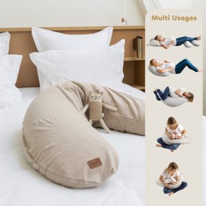 Coussin d’allaitement big flopsy argile Beaba