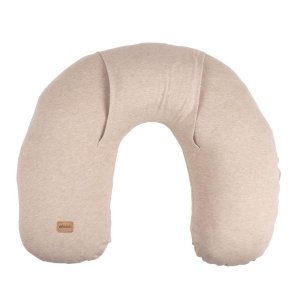 Mini coussin bouillotte chaud froid little warmy jersey argile chiné Beaba
