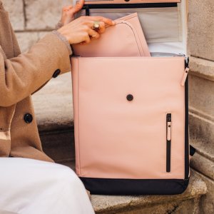 Sac à langer oslo vieux rose Beaba