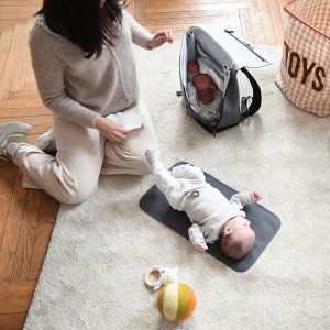 Sac à langer oslo gris minéral Beaba