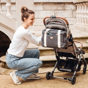 Sac à langer paris gris foncé Beaba