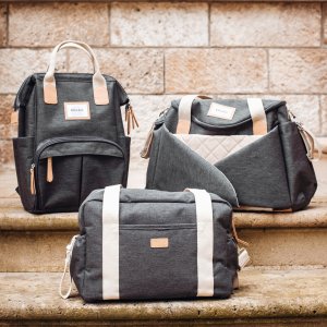Sac à langer paris gris foncé Beaba