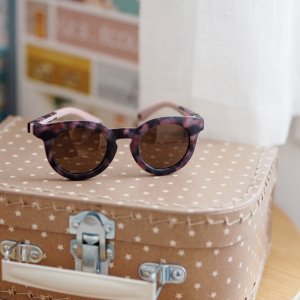 Lunettes de soleil 2-4 ans rétro happy pink tortoise Beaba